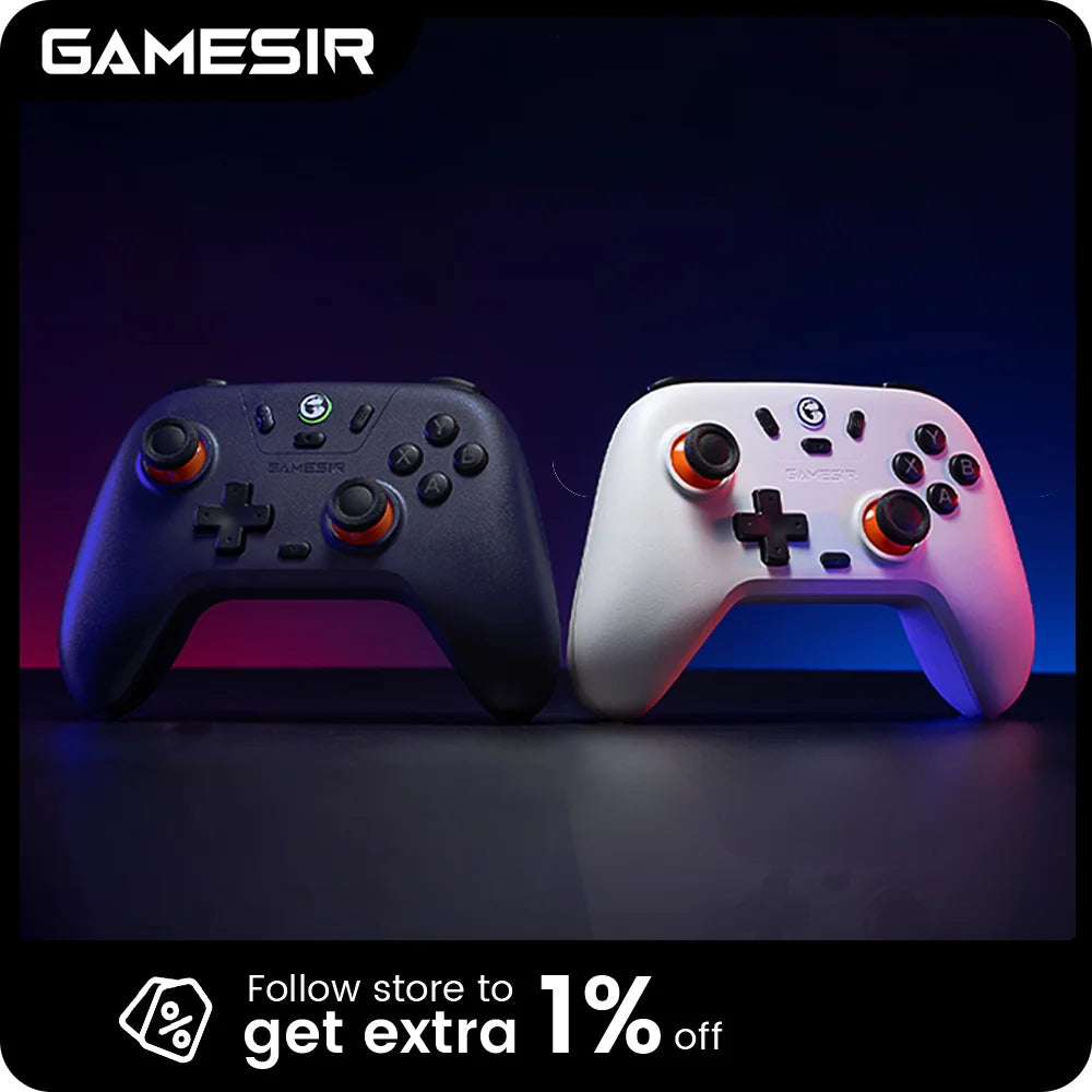 Gamesir Nova Lite Wireless Gamepad, Bluetooth Gaming Controller with Effect for Switch, Android, Ios, PC, Steam Games